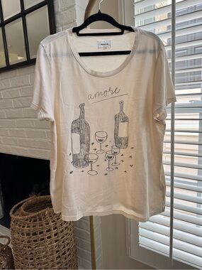 Free People MATE the Label Amore Vino T Shirt